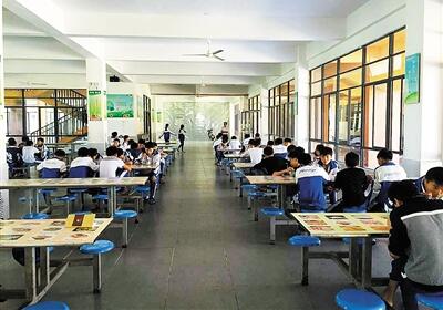 寧?？h知恩中學首家“5H示范食堂”全新面世