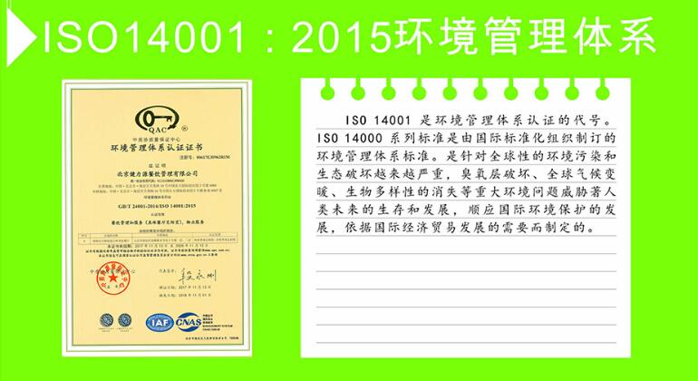 ISO14001:2015環(huán)境管理體系